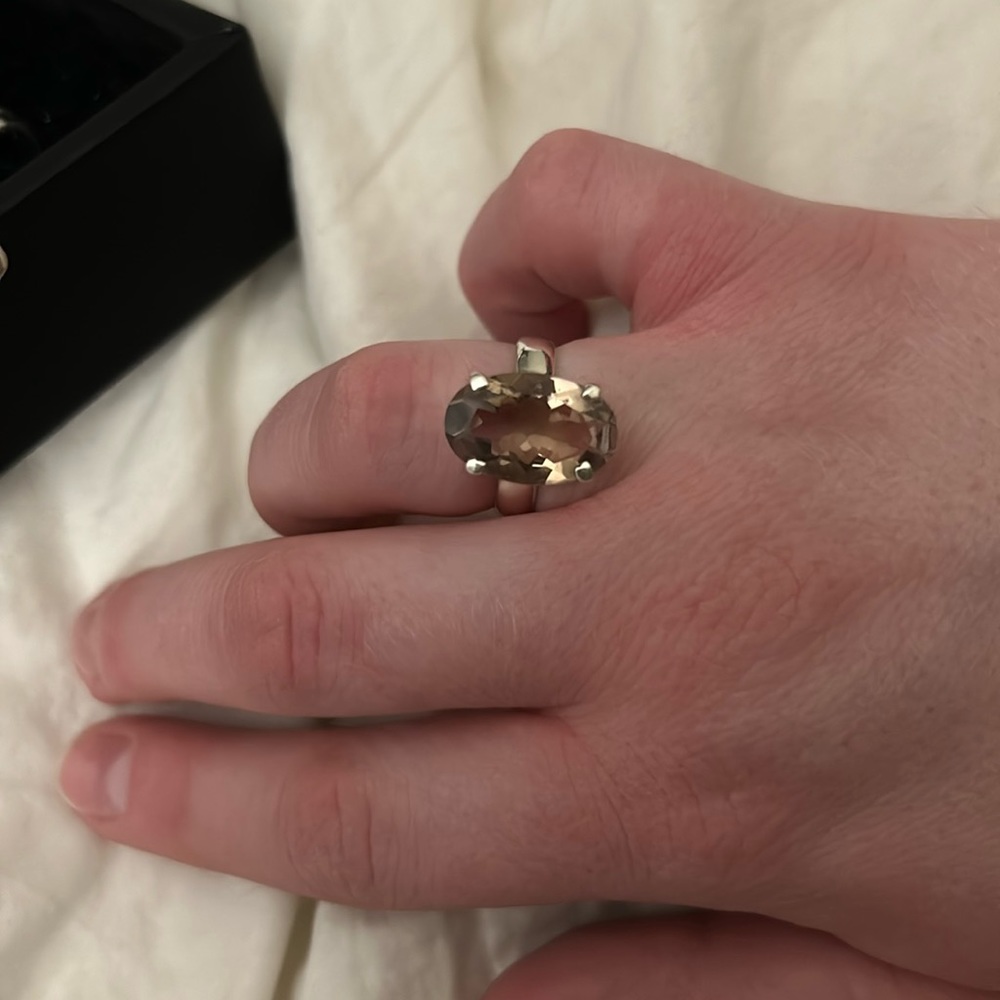 Sterling Silver Citrine Ring